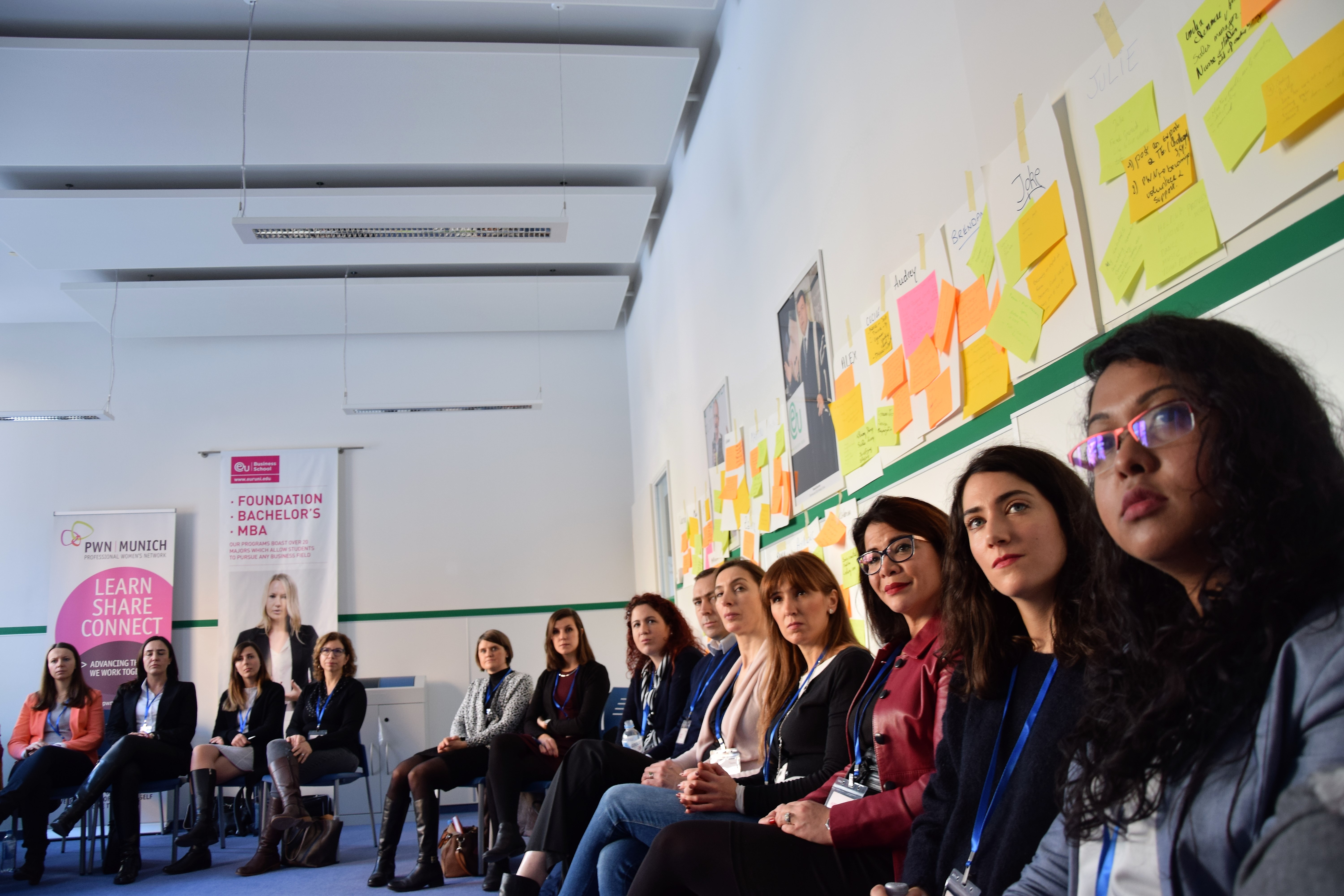 PN participants seated during a workshop or discussion session