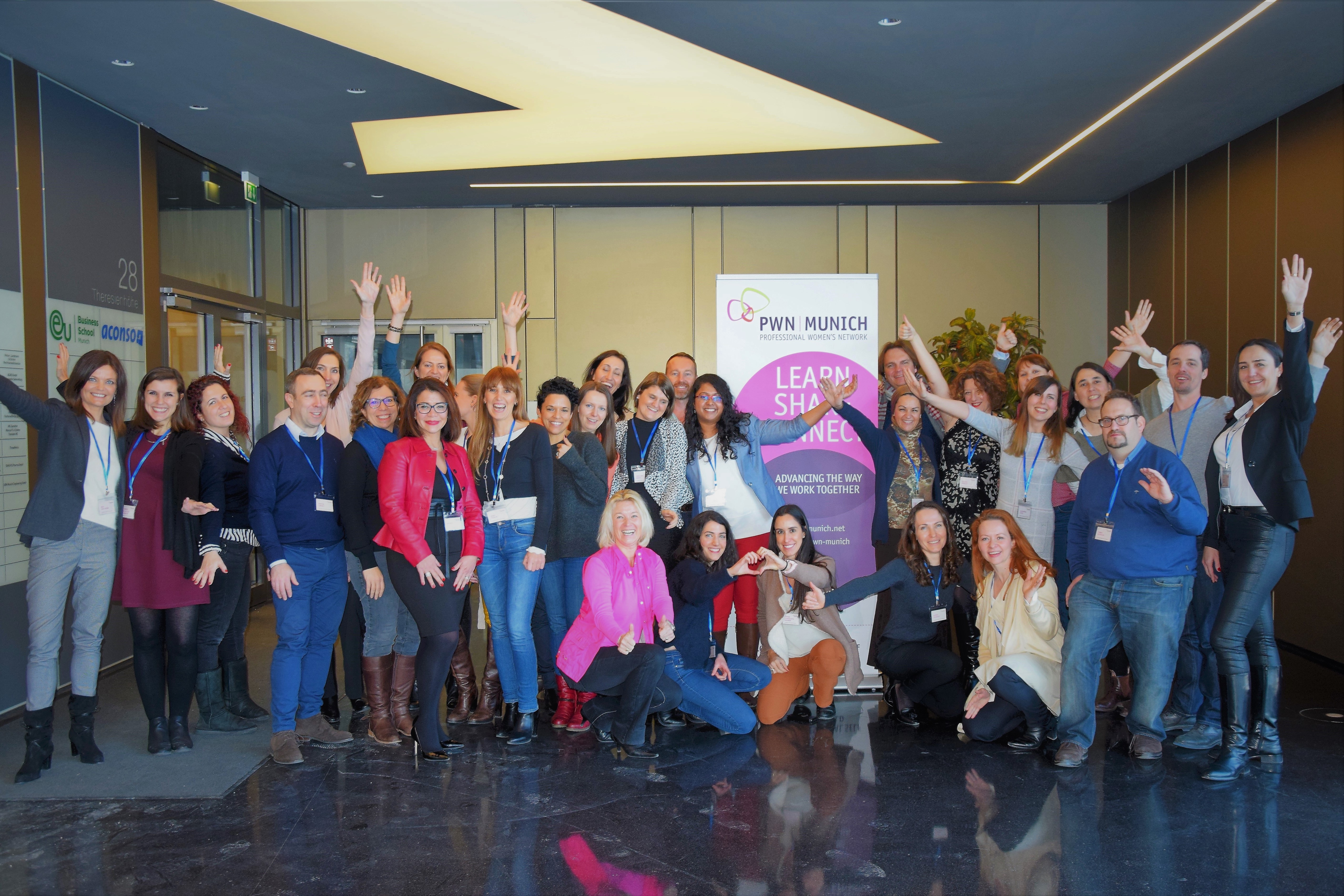 PN members gathered together at an event