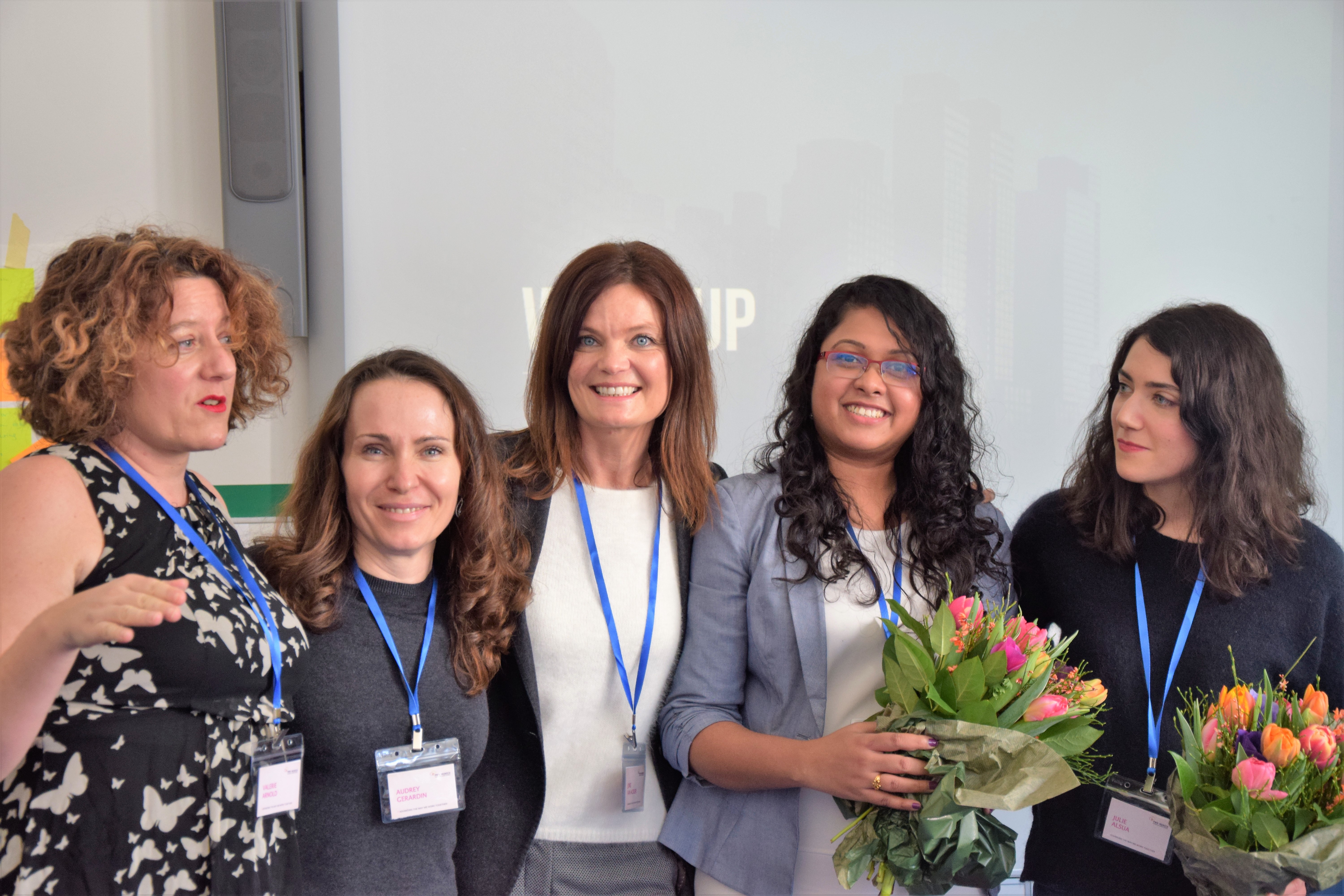Members of the PN mentoring team together at an event