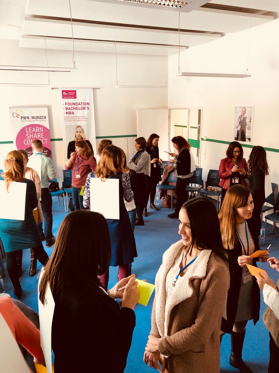 PN participants taking part in an interactive workshop